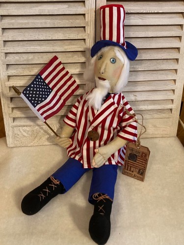Primitive patriotic uncle sam - patriotic,