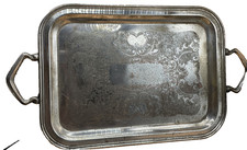 Art Deco EP Copper Tray