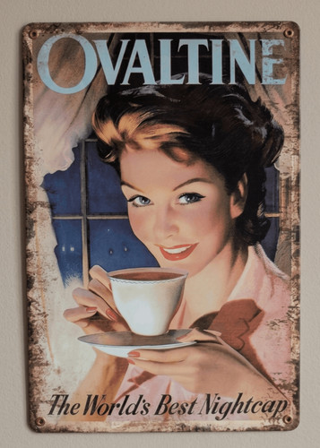 Ovaltine metal sign retro - ovaltine,