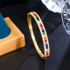Square Cut Silver Plated Cubic
