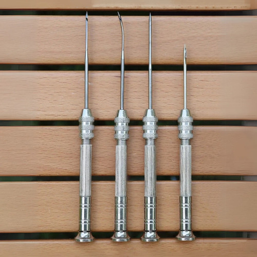 5pcs leather sewing awl set - leather,