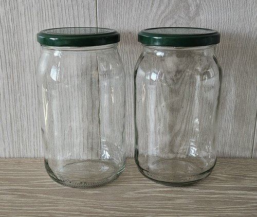 Glass jars 900ml with - glass,