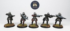 Warhammer Middle Earth - LOTR - 5 Urukhai With Crossbows Metal