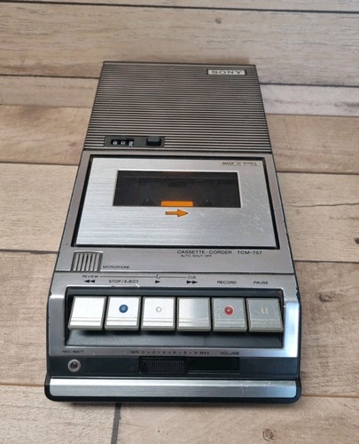 Sony tcm 757 - tcm-757, cassette