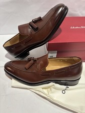 ferragamo mens shoes 8d brown