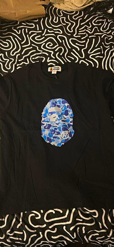 Bape men black blue camo - bape, ape