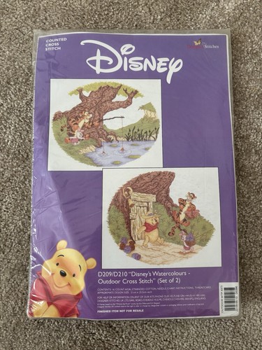 Winnie the pooh cross - cross, stitch