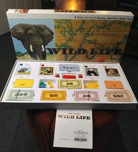 Vintage wildlife board game - vintage,