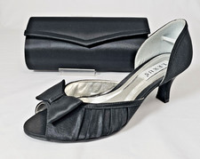 Womens open Toe Court Satin