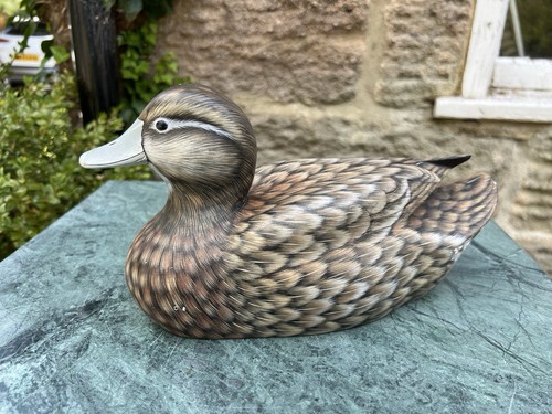 Duck wooden mallard decoy - mallard,