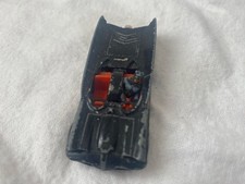 Husky Batmobile Diecast Car Collectible Vintage 1960s W/ Batman Used Condition