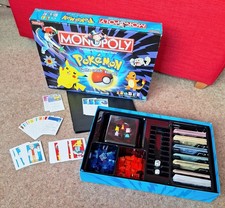 2000 Pokémon Monopoly Collectors Edition Hasbro Waddingtons Board Game 1 Missing