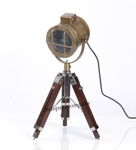 Spot light brown wooden - light, tripod