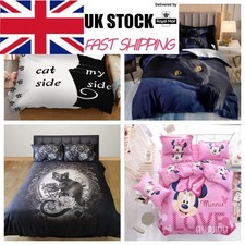 Holiday Gift Bedding Set Cute Kitten Cats Quilt Duvet Cover Single Double Size