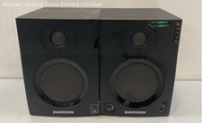 Pair Of Samson MediaOne BT4 Active Studio Monitors Speakers-Read