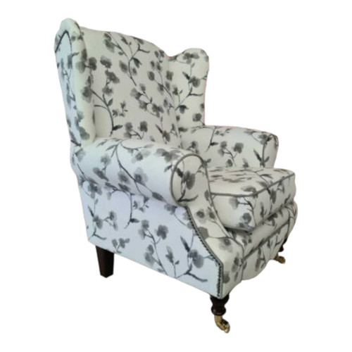 Accent queen anne wing back - accent,