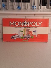 Vintage 1995 Monopoly Property Trading Board Game by Waddingtons Complete