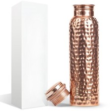 Copper Water Bottle For Ayurveda Health Benefits Leak Proof Pure Copper Bottel