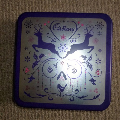 Cadburys biscuit tin christmas - biscuit,