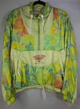 Vintage - Capriole By Golden Team - 80s Shell Suit Jacket- fluorescent Green -XL