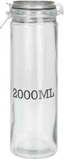 2000ml Clear Glass Storage