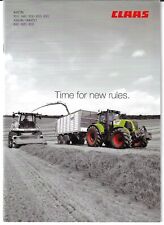 Claas Axion 810, 820, 830, 840 & 850 Tractors 2010 UK Market Brochure Cmatic