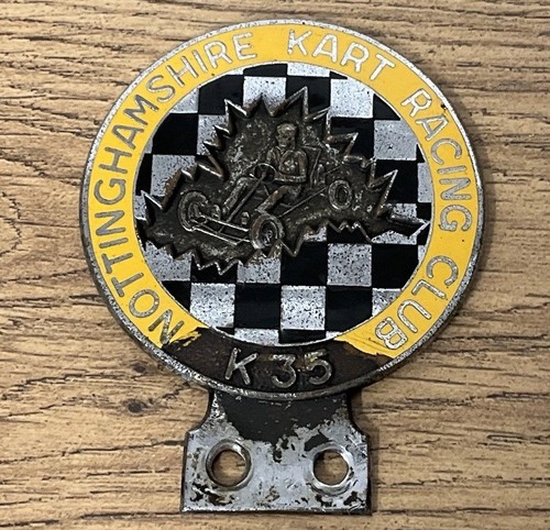Vintage car badge - badge,