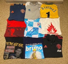 Huge Bundle Of 56 Football Shirts And Jackets