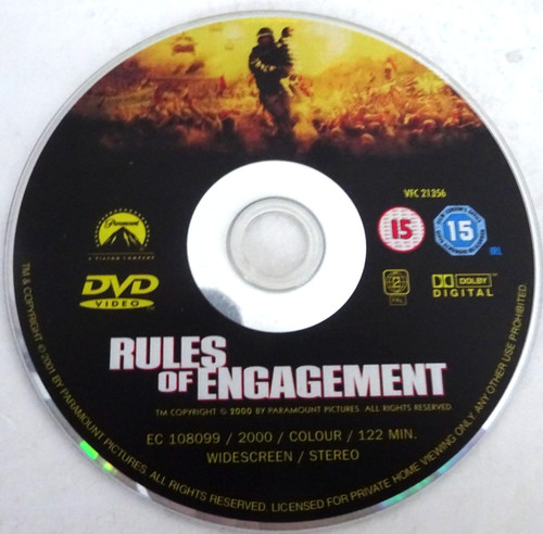 Rules engagement dvd disc - engagement,