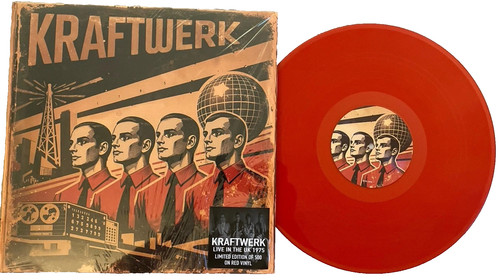 Kraftwerk red vinyl lp - kraftwerk,