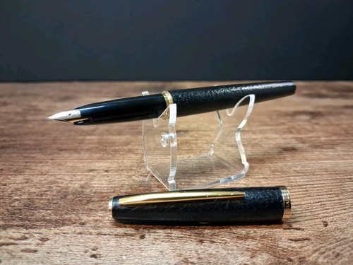 Sailor black leather - leather, fountain