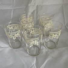 Vintage Water Glasses Greek