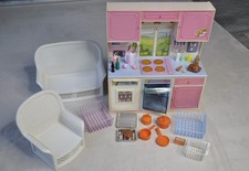 Vintage Retro Sindy Kitchen Furniture Accessories Sofa Armchair - Job Lot Bundle