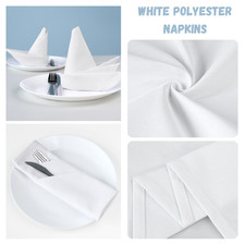 White Polyester Napkins