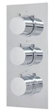 Concealed 3 Handles Brass
