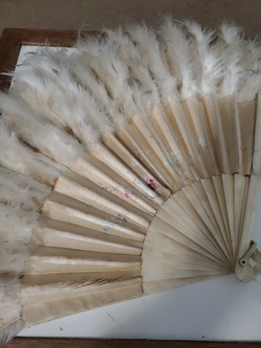 Antique hand fan flowers - hand, and