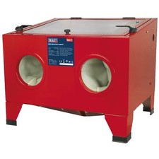 Shot Blasting Cabinet With Gun