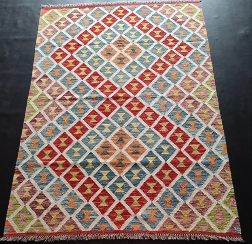 Handmade afghan turkish kilim - afghan,