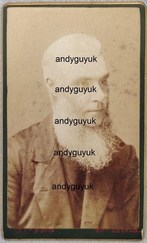 Cdv rare preston artist named - cdv,