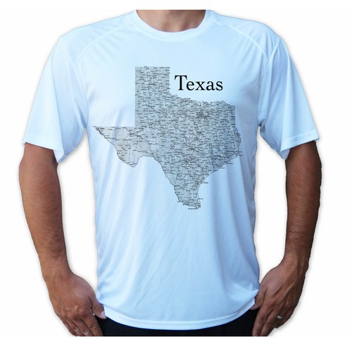 Texas state map - state,