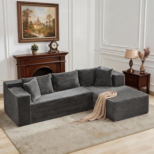 Boneless couch with chaise - couch,