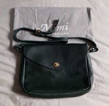 Mimi Berry Frank Shoulder Bag Satchel Dark Green Toast  