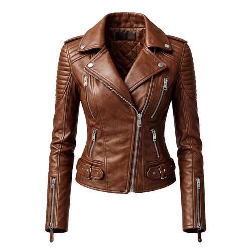 Women real leather - leather, jacket
