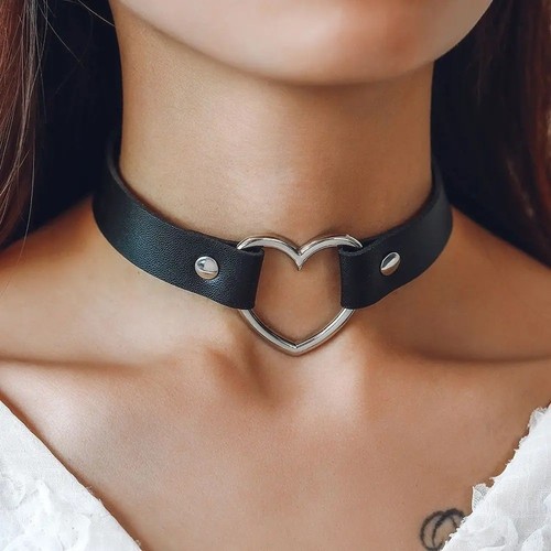 Womens choker collar necklace - collar,
