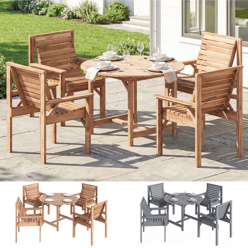 Pieces garden dining set - 5,