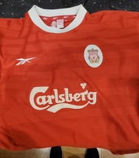 Liverpool FC 1998-2000 Home Shirt - Men's 38/40 (medium)