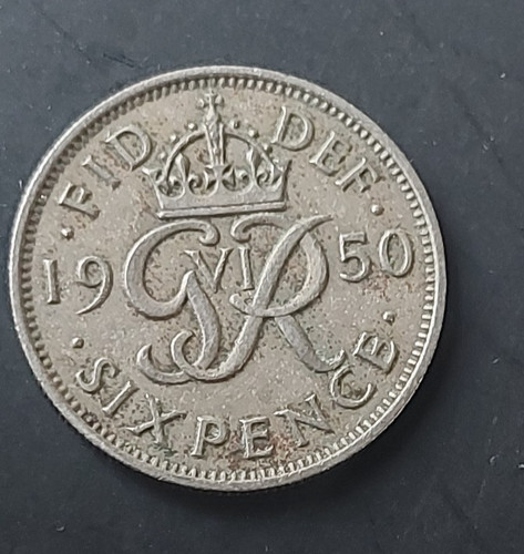 Sixpence coin various dates - sixpence,
