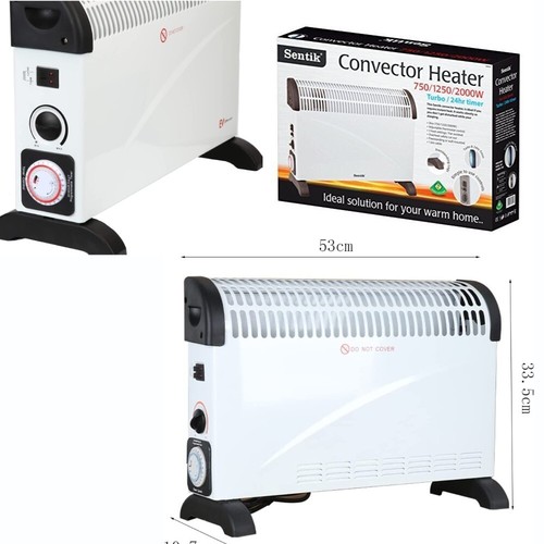 White 2000 watt convector - 2000,