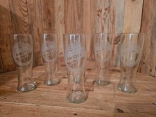 x6 Amstel Bier Pint Glasses -
