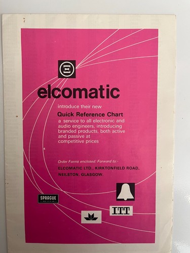 Elcomatic quick reference - elcomatic,